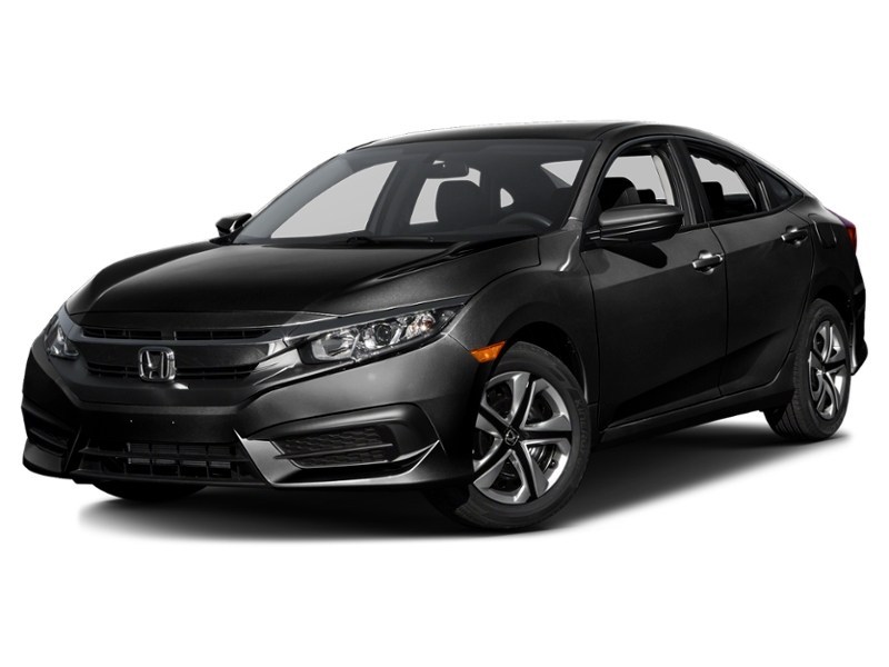 2016 Honda Civic 4dr CVT LX Crystal Black Pearl  Shot 4