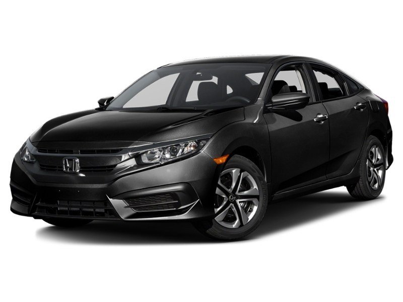 2016 Honda Civic 4dr CVT LX Crystal Black Pearl  Shot 1