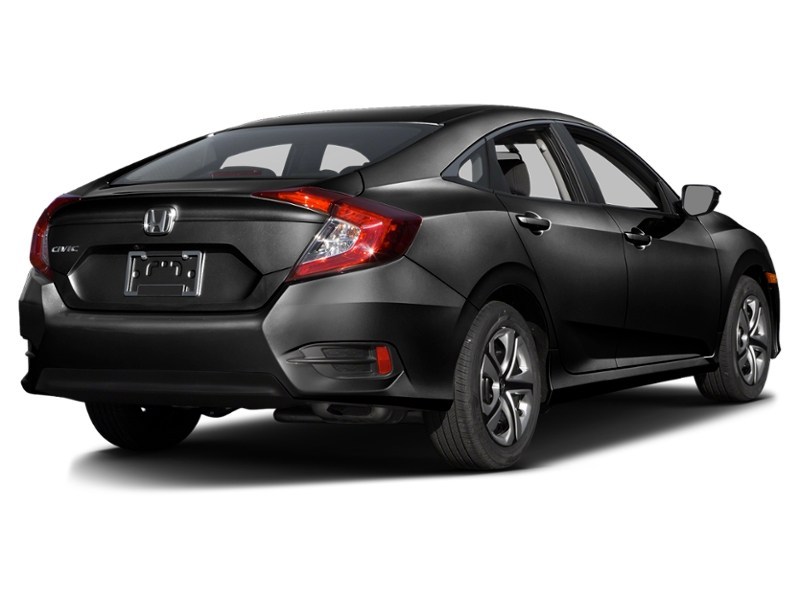 2016 Honda Civic 4dr CVT LX Crystal Black Pearl  Shot 2