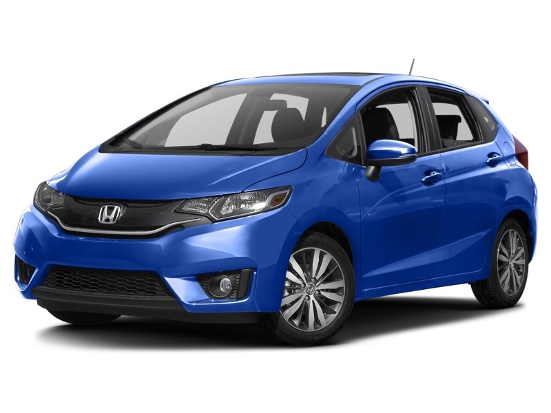 2016 Honda Fit 5dr HB CVT EX-L Navi Aegean Blue Metallic  Shot 1