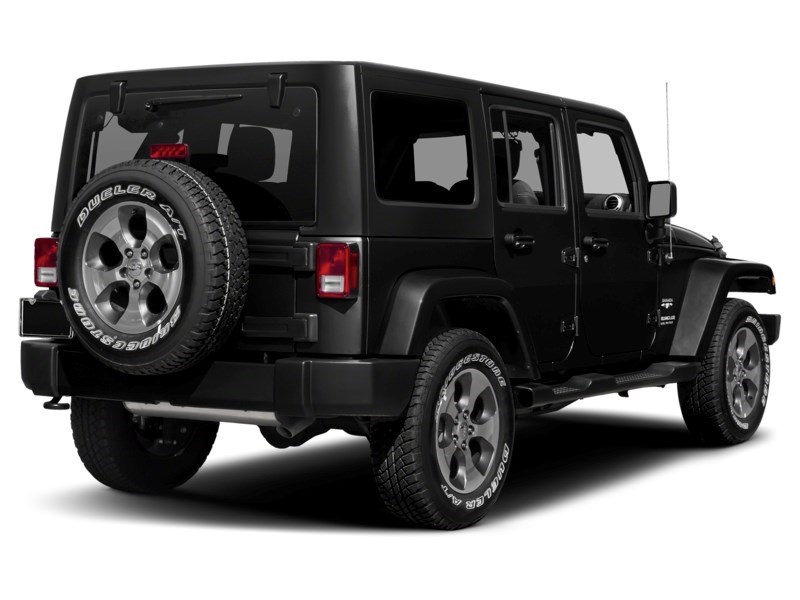 2015 Jeep Wrangler Unlimited Sahara Black  Shot 2