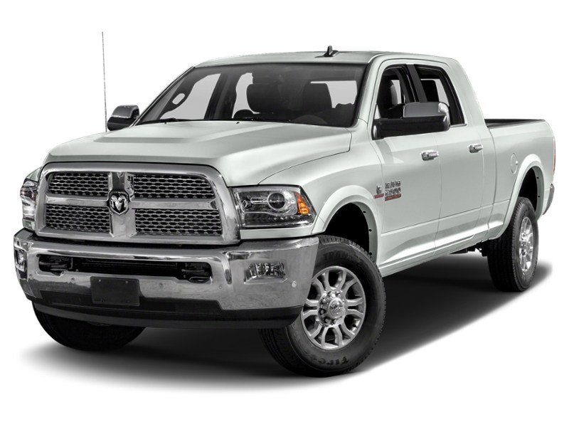 2018 RAM 2500 Laramie 4x4 Mega Cab 6'4" Box Bright White  Shot 1