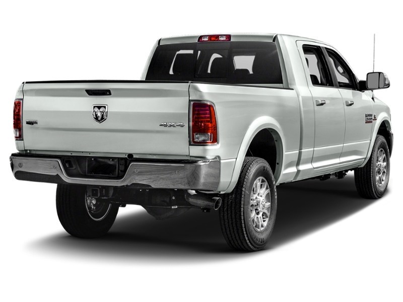 2018 RAM 2500 Laramie 4x4 Mega Cab 6'4" Box Bright White  Shot 2