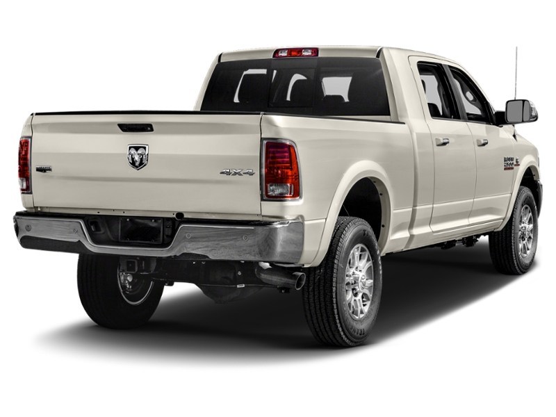 2018 RAM 2500 Laramie 4x4 Mega Cab 6'4" Box Pearl White  Shot 12