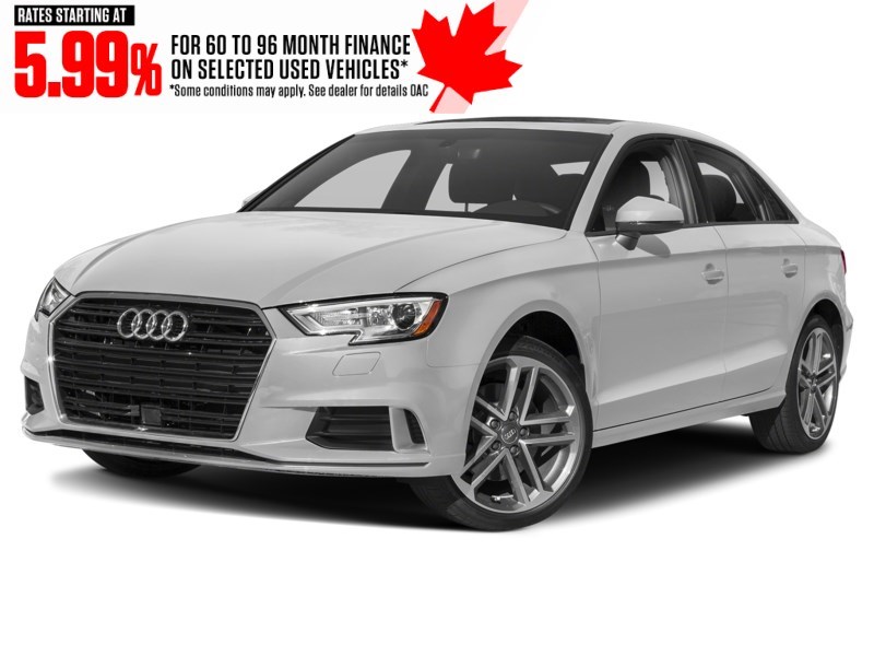 2020 Audi A3 Komfort 45 TFSI quattro Glacier White Metallic  Shot 8