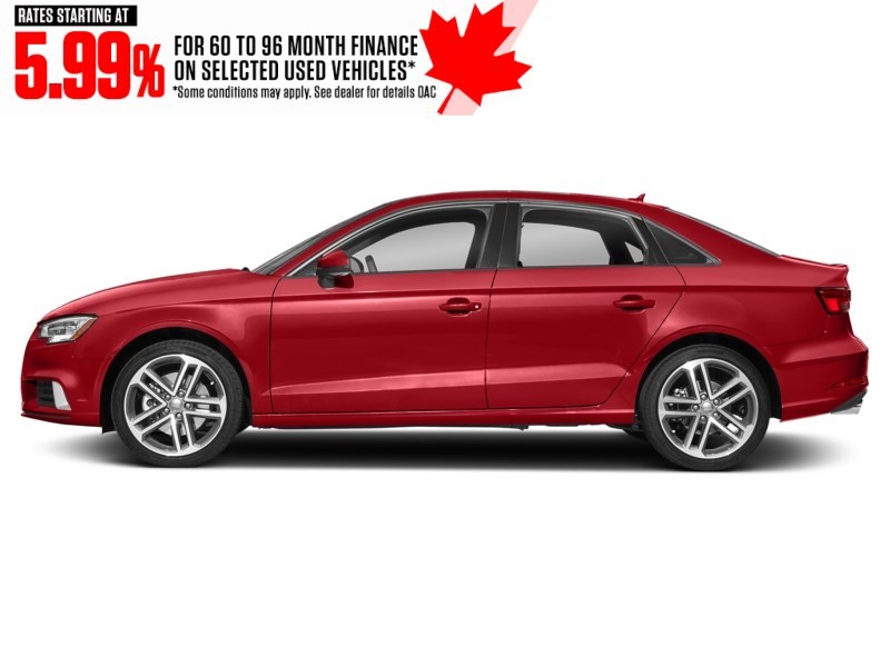 2020 Audi A3 Komfort 45 TFSI quattro Tango Red Metallic  Shot 40