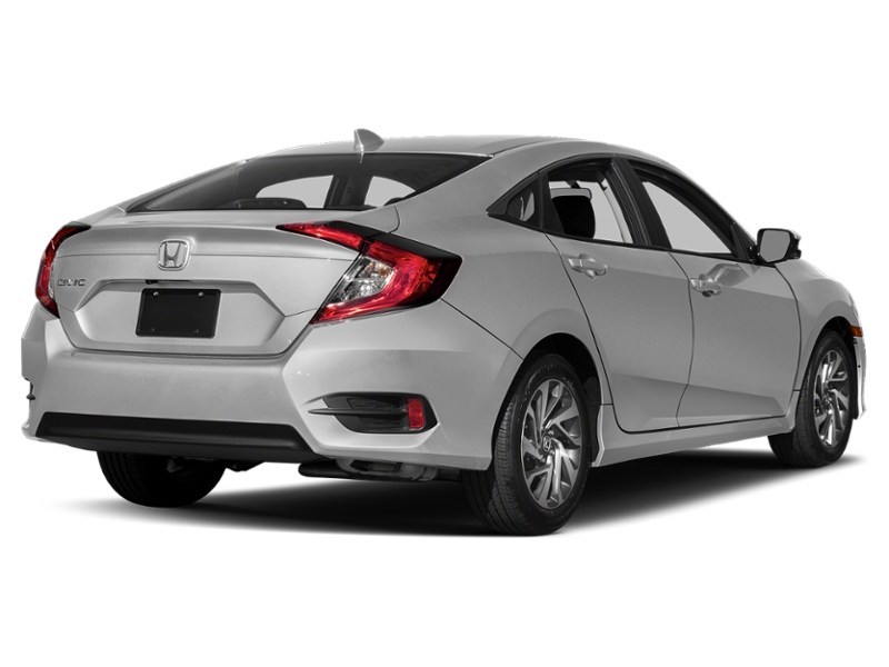 2017 Honda Civic 4dr CVT EX Lunar Silver Metallic  Shot 2