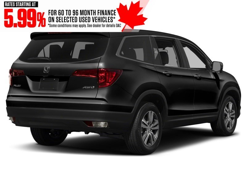 2017 Honda Pilot 4WD 4dr EX-L w/Navi Crystal Black Pearl  Shot 2