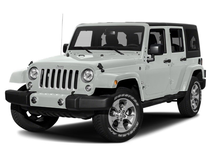 2018 Jeep Wrangler JK Unlimited Sahara 4x4 Bright White  Shot 4