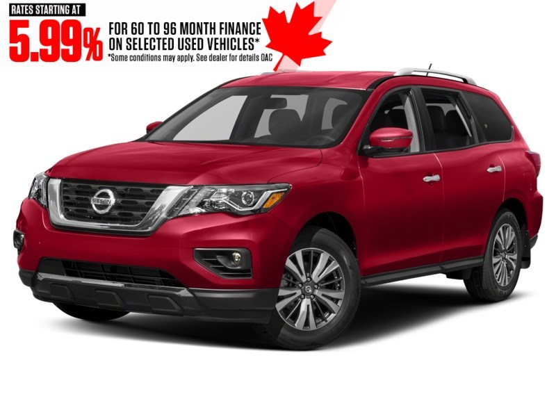 2020 Nissan Pathfinder 4x4 SL Premium Scarlet Ember Pearl  Shot 13