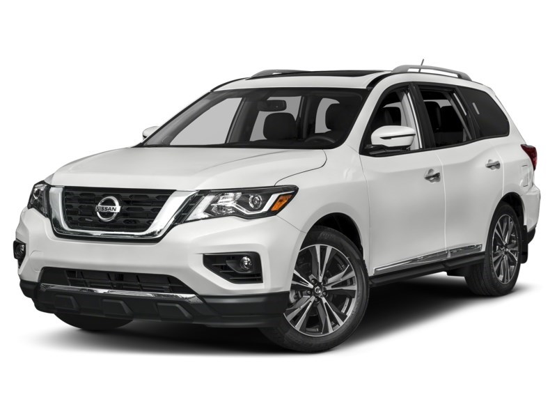 2018 Nissan Pathfinder 4x4 Midnight Edition Pearl White  Shot 4