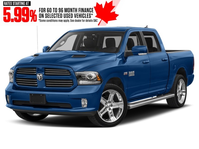 2017 RAM 1500 4WD Crew Cab 140.5" Sport Blue Streak Pearl  Shot 10