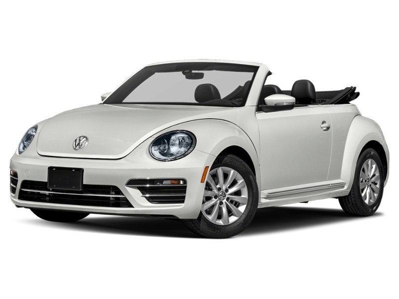 2017 Volkswagen Beetle 2dr Conv Classic Pure White w/Brown Roof  Shot 4