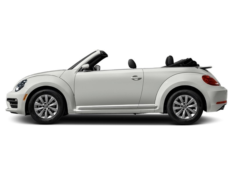 2017 Volkswagen Beetle 2dr Conv Classic Pure White w/Brown Roof  Shot 3