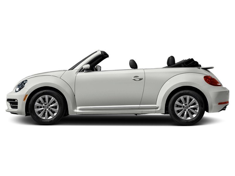 2017 Volkswagen Beetle 2dr Conv Classic Pure White w/Brown Roof  Shot 3