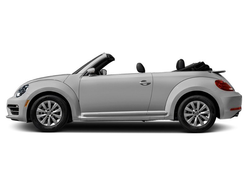 2017 Volkswagen Beetle 2dr Conv Classic White Silver Metallic w/Brown Roof  Shot 9