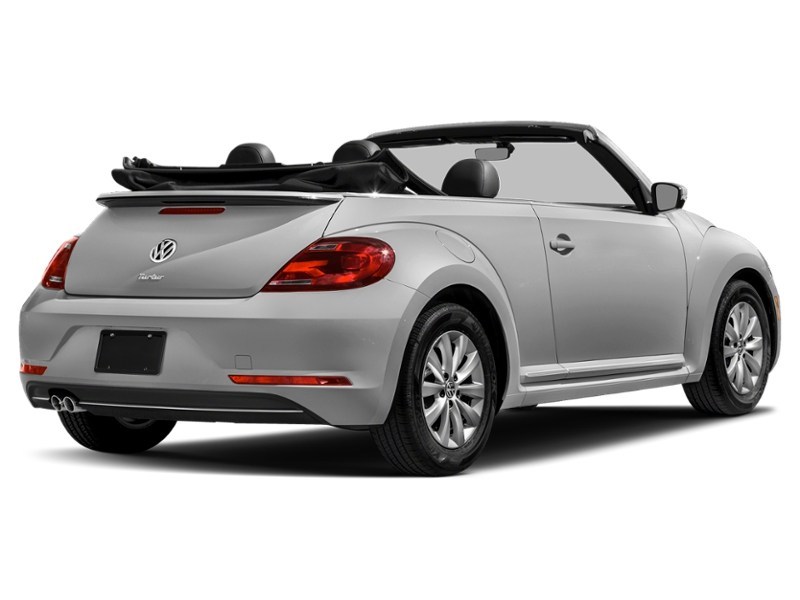 2017 Volkswagen Beetle 2dr Conv Classic White Silver Metallic w/Brown Roof  Shot 8