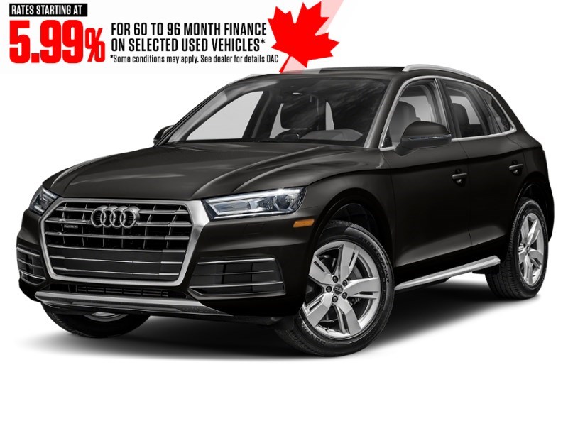 2020 Audi Q5 Komfort 45 TFSI quattro Mythos Black Metallic  Shot 1