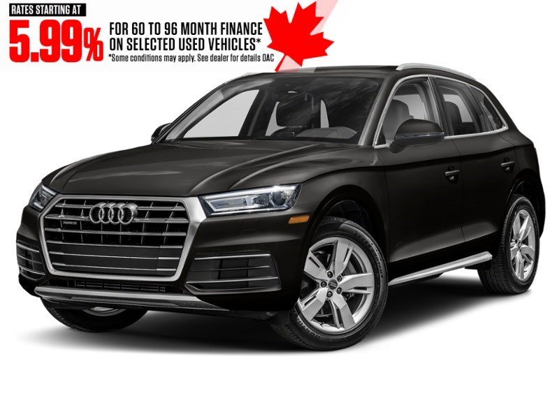 2020 Audi Q5 Komfort 45 TFSI quattro Mythos Black Metallic  Shot 1