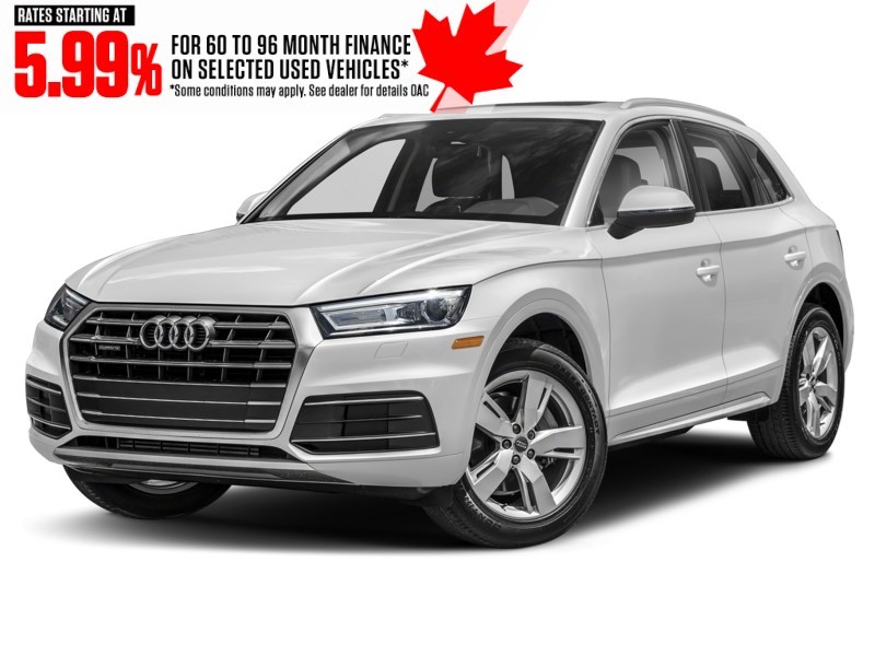 2020 Audi Q5 Komfort 45 TFSI quattro Glacier White Metallic  Shot 10