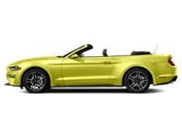 2021 Ford Mustang EcoBoost Convertible Grabber Yellow  Shot 3