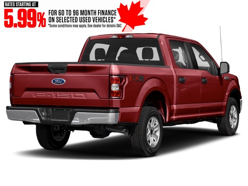 2019 Ford F-150 XLT 4WD SuperCrew 5.5' Box Ruby Red Metallic Tinted Clearcoat  Shot 12