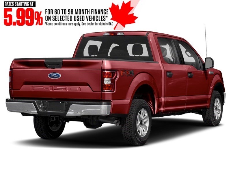 2019 Ford F-150 XLT 4WD SuperCrew 5.5' Box Ruby Red Metallic Tinted Clearcoat  Shot 8