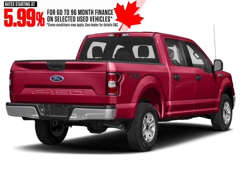 2019 Ford F-150 XLT 4WD SuperCrew 5.5' Box Vermillion Red  Shot 14