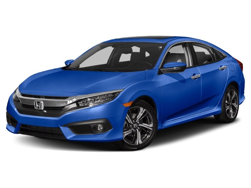 2018 Honda Civic Touring CVT Aegean Blue Metallic  Shot 4