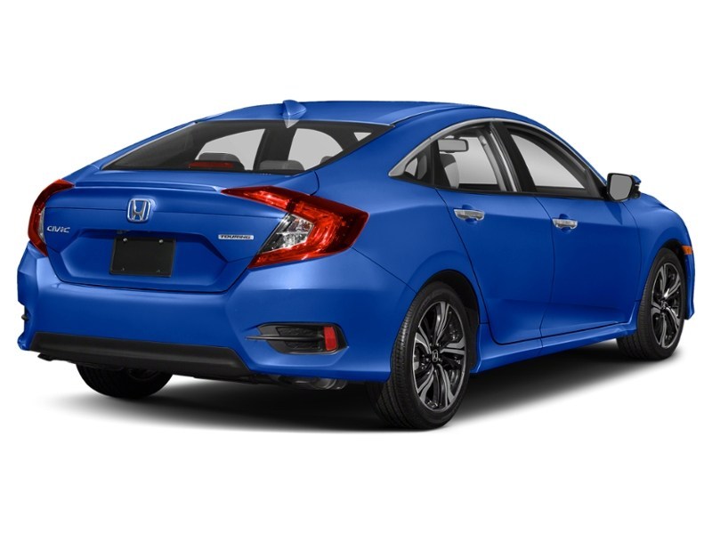 2018 Honda Civic Touring CVT Aegean Blue Metallic  Shot 2