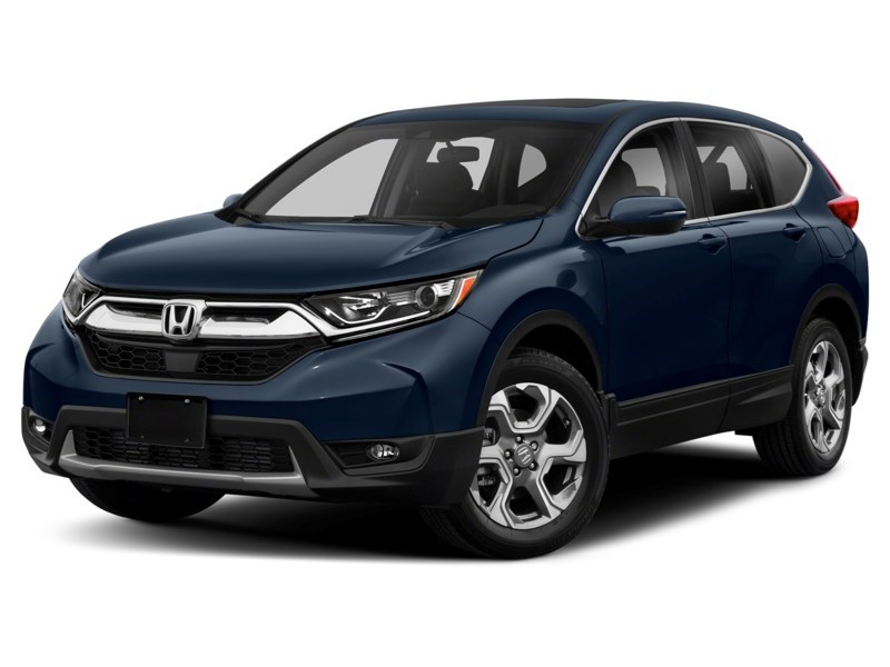 2018 Honda CR-V EX AWD Obsidian Blue Pearl  Shot 4