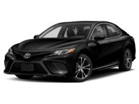 2020 Toyota Camry SE Auto Midnight Black Metallic  Shot 4