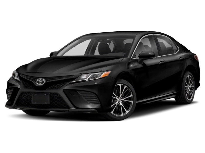 2020 Toyota Camry SE Auto Midnight Black Metallic  Shot 4