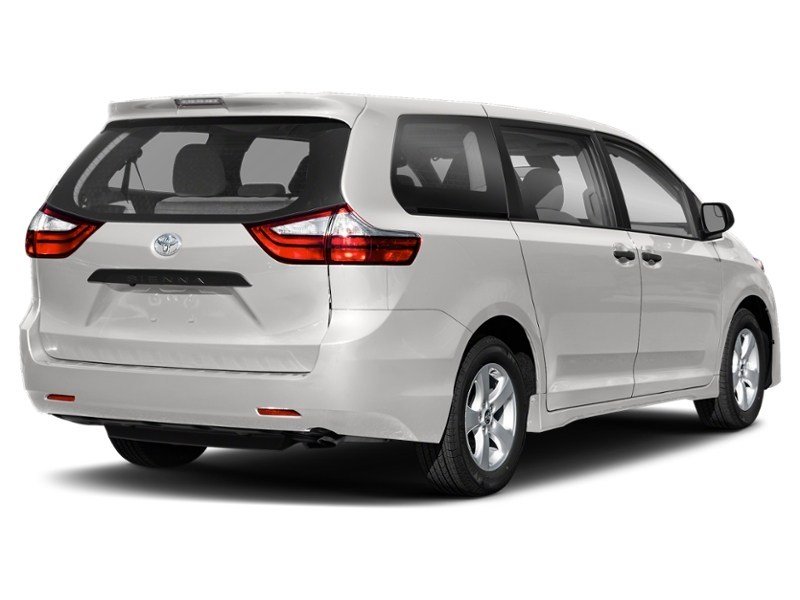 2018 Toyota Sienna LE 7-Passenger AWD Alpine White  Shot 2