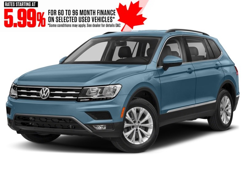 2021 Volkswagen Tiguan Comfortline 4MOTION Stone Blue Metallic  Shot 34