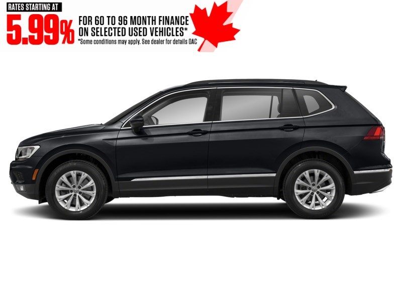 2021 Volkswagen Tiguan Comfortline 4MOTION Deep Black Pearl  Shot 10