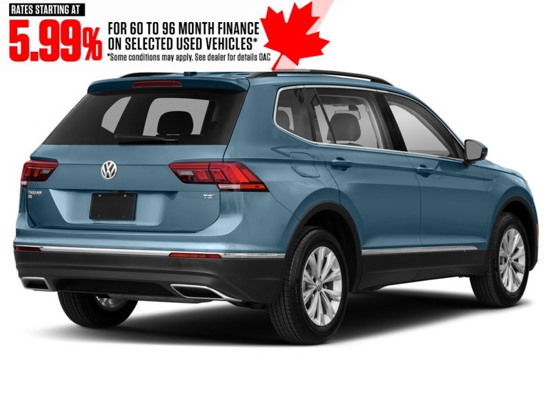 2021 Volkswagen Tiguan Comfortline 4MOTION Stone Blue Metallic  Shot 36