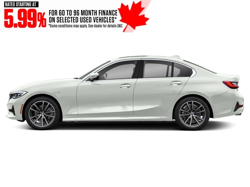 2020 BMW 330 330i xDrive Sedan North America Alpine White  Shot 3