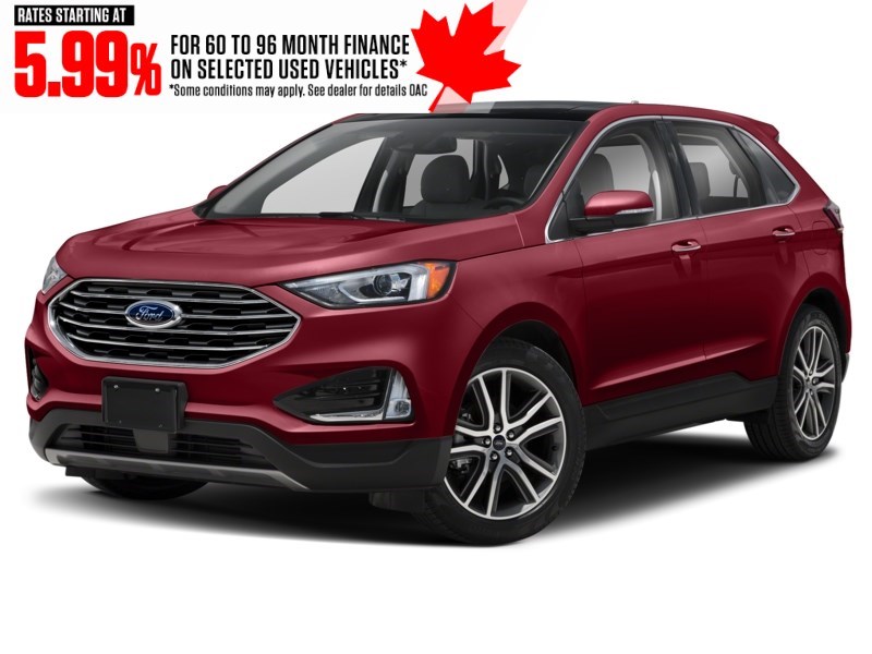 2019 Ford Edge SEL AWD Ruby Red Metallic Tinted Clearcoat  Shot 1