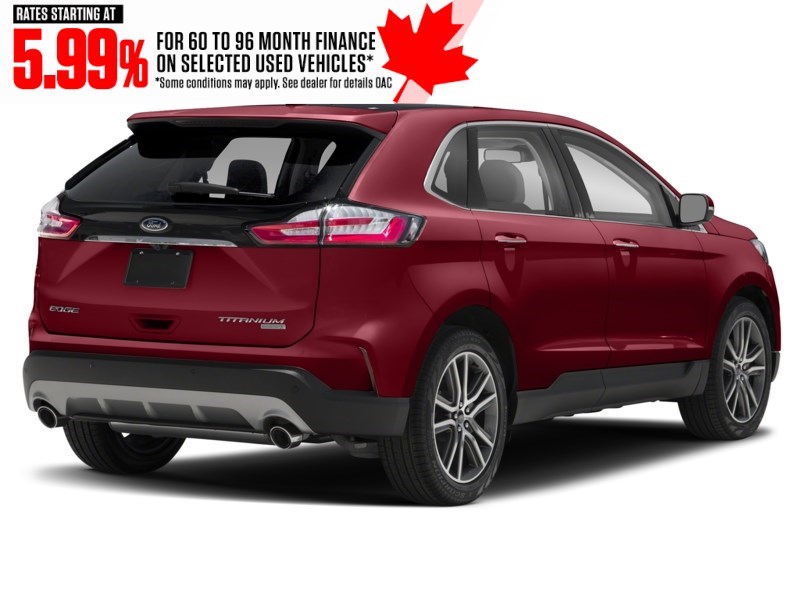 2019 Ford Edge SEL AWD Ruby Red Metallic Tinted Clearcoat  Shot 2