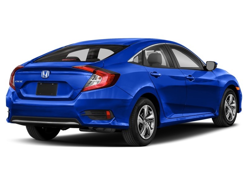 2019 Honda Civic LX CVT Aegean Blue Metallic  Shot 2