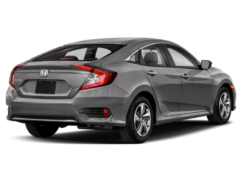 2020 Honda Civic LX CVT Lunar Silver Metallic  Shot 2