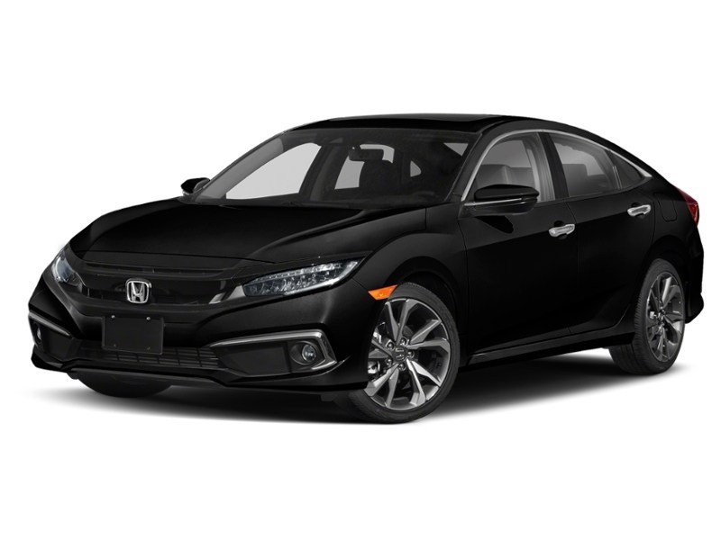 2019 Honda Civic Touring CVT Crystal Black Pearl  Shot 10