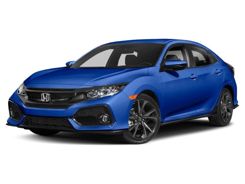 2019 Honda Civic Sport Manual Aegean Blue Metallic  Shot 1
