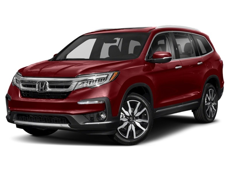 2020 Honda Pilot Touring 7-Passenger AWD Deep Scarlet Pearl  Shot 4