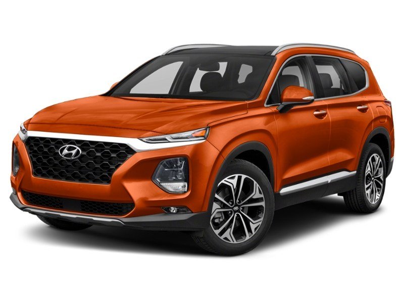 2019 Hyundai Santa Fe 2.0T Ultimate AWD w/Dark Chrome Accent Lava Orange  Shot 4