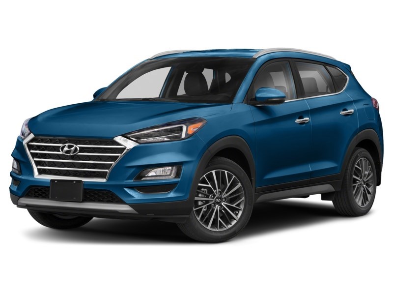 2020 Hyundai Tucson Luxury AWD Aqua Blue  Shot 4