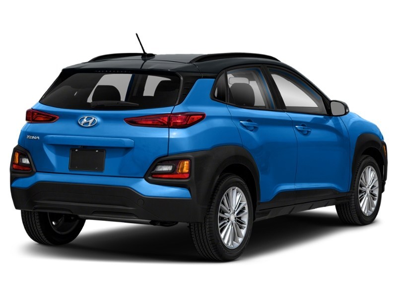 2021 Hyundai Kona 1.6T Trend AWD w/Two-Tone Roof Blue Lagoon w/Dark Night Grey Roof  Shot 6