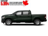 2019 RAM 1500 Tradesman 4x4 Crew Cab 6'4" Box Black Forest Green Pearl  Shot 3