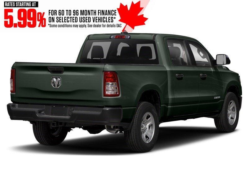 2019 RAM 1500 Tradesman 4x4 Crew Cab 6'4" Box Black Forest Green Pearl  Shot 6